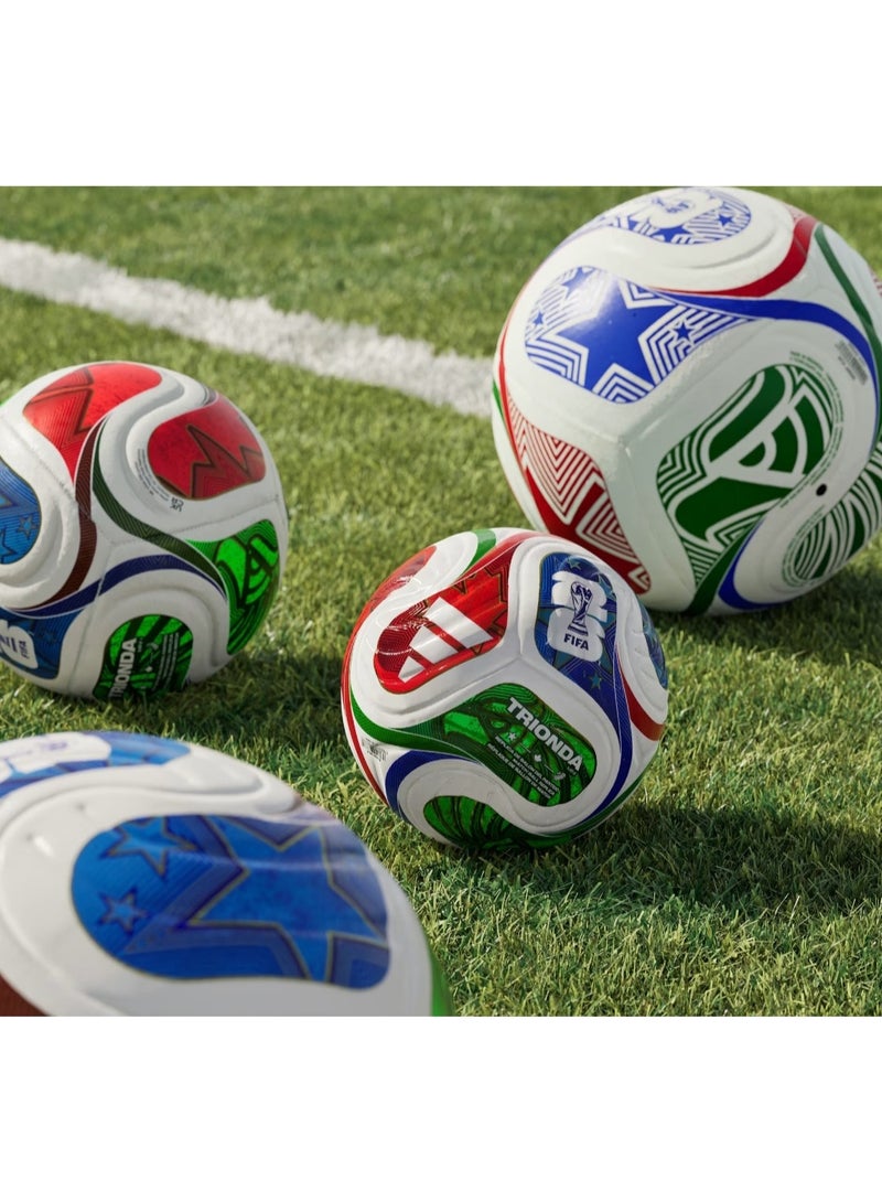 Adidas 2026 FIFA World Cup AMB Mini Kids Ball – Official Design, Soft Touch PVC, Size 1 Training & Collectible Football [Laminated] (inflatable) - Image 4